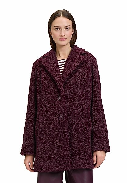 Betty&Co Plüschjacke "Betty & Co Damen Outdoorjacke mit Reverskragen" günstig online kaufen