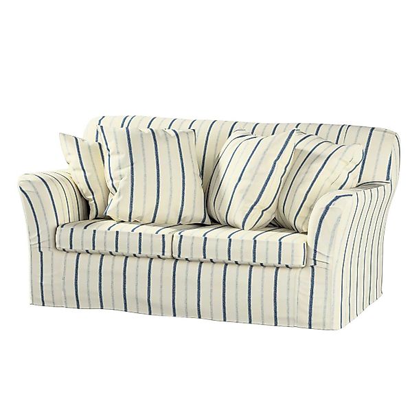 Bezug für Tomelilla 2-Sitzer Sofa nicht ausklappbar, creme- blau gestreift, günstig online kaufen