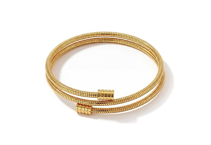 salazar.plus Armreif Luxus Edelstahl Armreif 18K Vergoldung Flexibles Desig günstig online kaufen