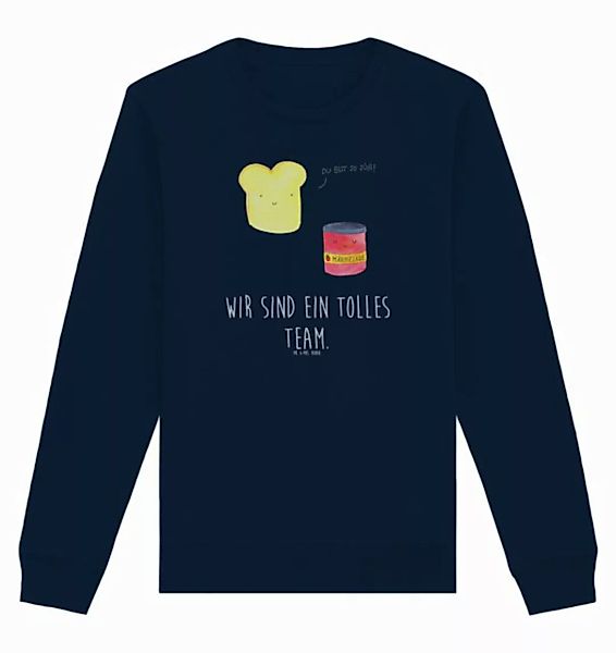 Mr. & Mrs. Panda Longpullover Größe L Toast Marmelade - French Navy - Gesch günstig online kaufen