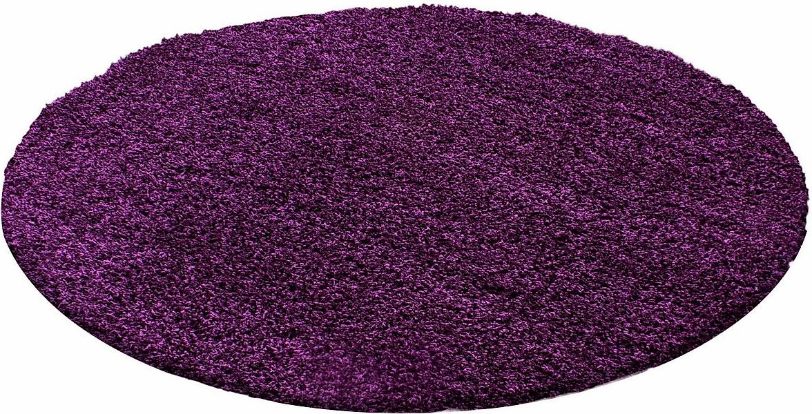 Ayyildiz Teppiche Hochflor-Teppich Life Shaggy 1500, rund, Höhe: 30 mm, auc günstig online kaufen