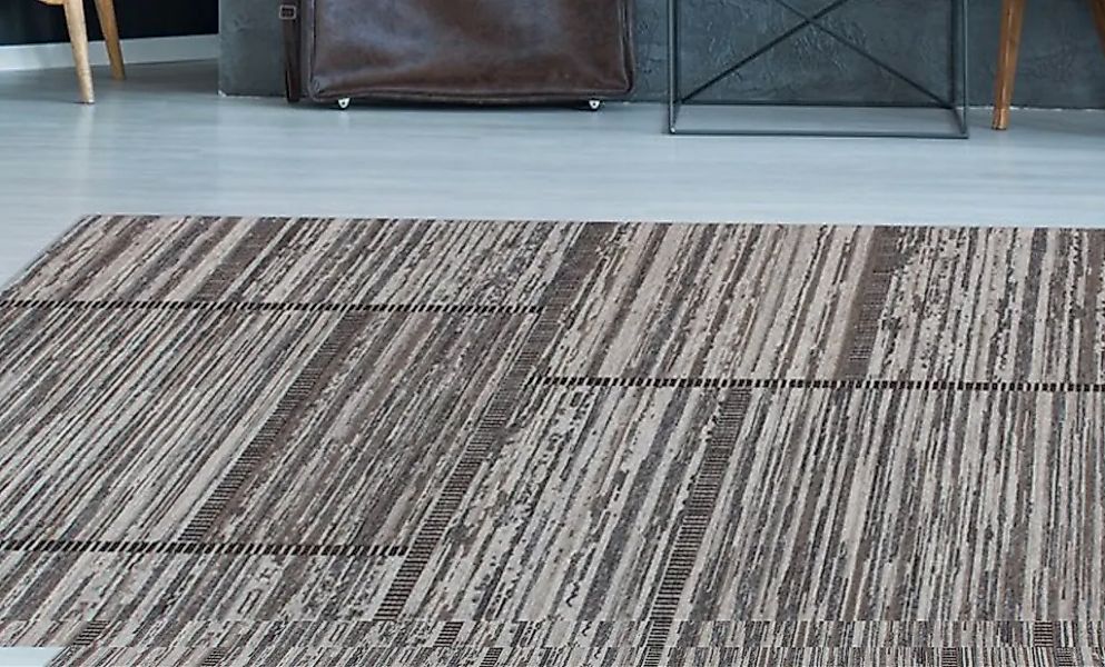 calo-deluxe Teppich "Roxy 120" rechteckig 6 mm Höhe Jacquard, Flachgewebe, günstig online kaufen