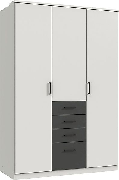 Wimex Kleiderschrank »Cottbus, in weiß oder grau modern kombiniert mit grap günstig online kaufen