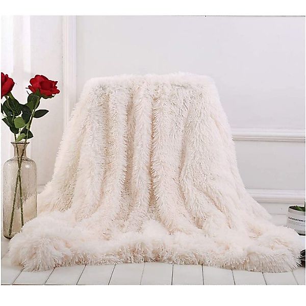 Wohndecke Super Weiche lange Zotteldecke, Flauschig günstig online kaufen