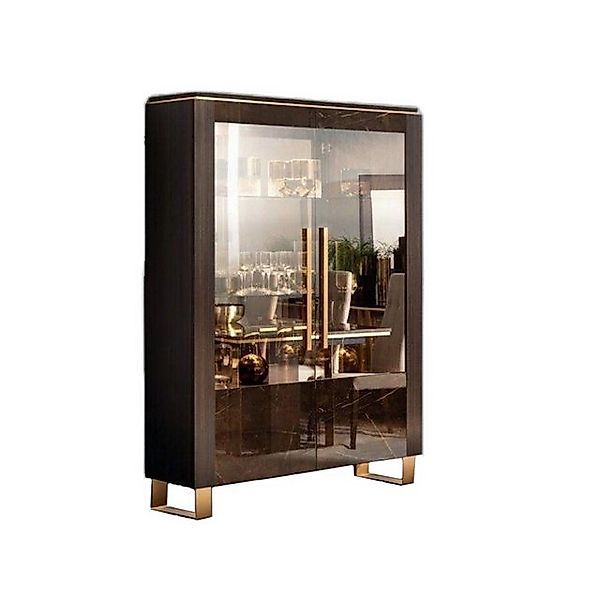 Xlmoebel Vitrine Traditioneller Vitrinenschrank italienische Möbel Vitrinen günstig online kaufen