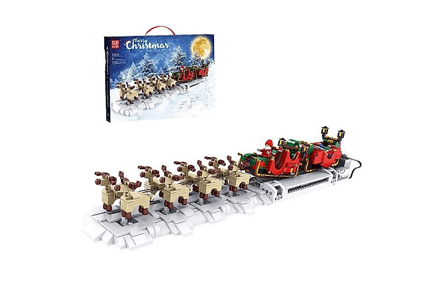 Mould King 10015 Weihnachtsschlitten Modell Kinder Spielzeug Geschenk 1318P günstig online kaufen