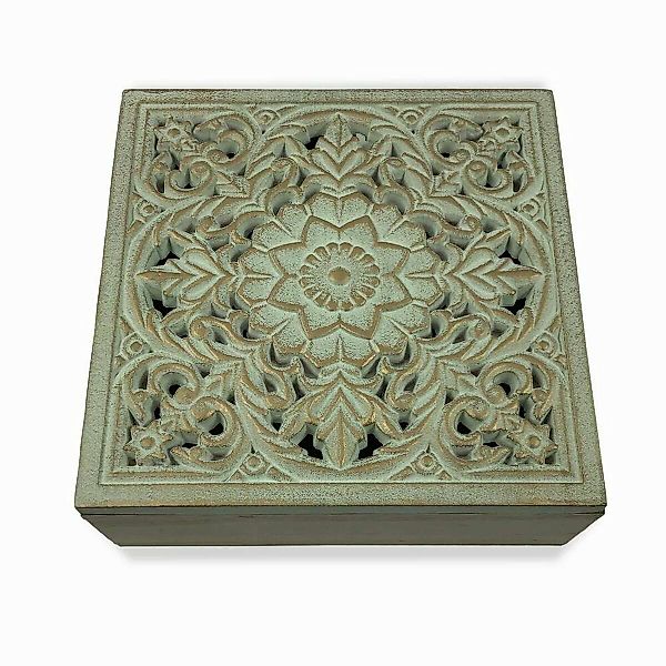 Box-schmuckkästchen Versa Mandala Holz Mdf (20 X 7 X 20 Cm) günstig online kaufen