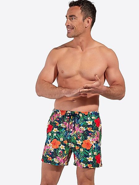 Hom Boxer-Badehose Beach Boxer Peacock Badeboxer, Schwimmshorts Boxer, Bade günstig online kaufen