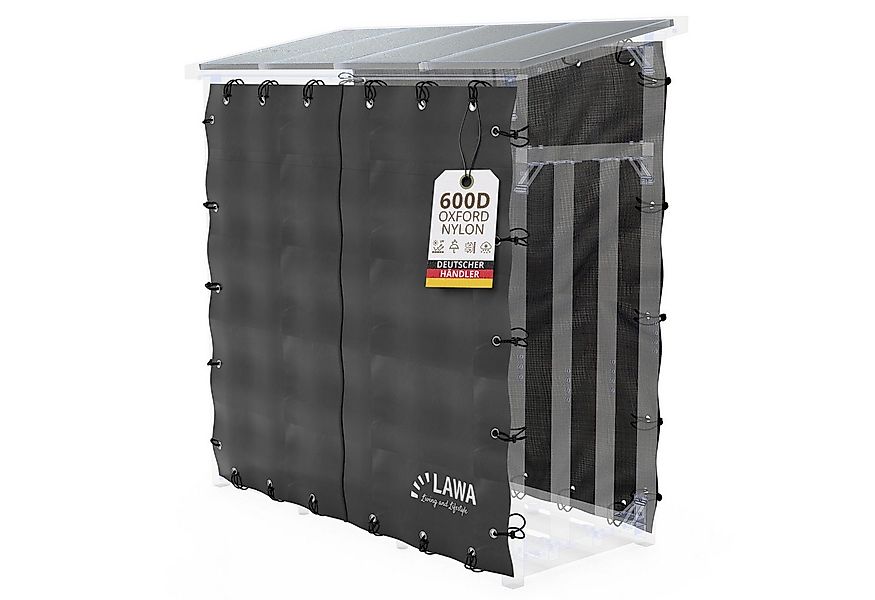 LAWA Living and Lifestyle Kaminholzregal-Erweiterung 2 Planen mit Ösen für günstig online kaufen