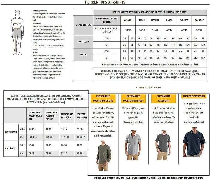 Carhartt T-Shirt WW Pocket 103296 günstig online kaufen