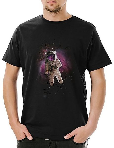Urban Backwoods Print-Shirt Astronaut Herren T-Shirt Space Station Weltraum günstig online kaufen