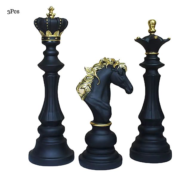 Quality Elegance Dekofigur Großes Schachfiguren-Deko-Set aus günstig online kaufen