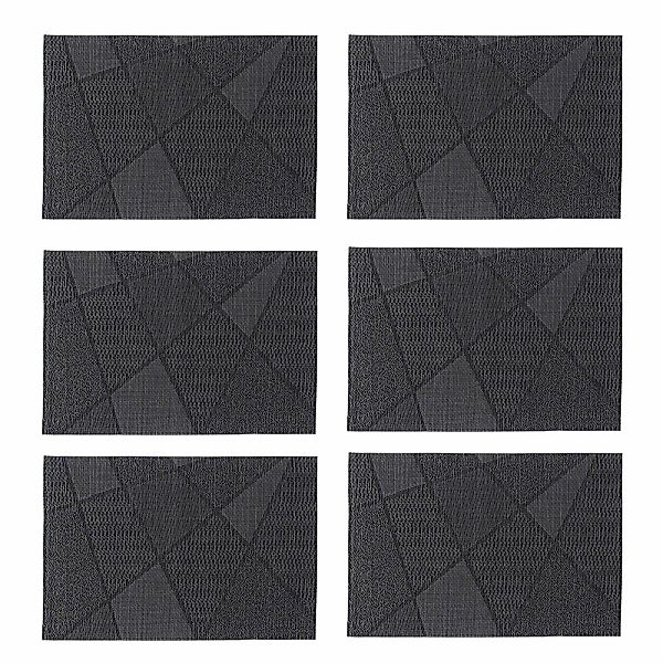 Zeller Present Platzset stylisches Muster, 6-teilig, Kunststoff, 30 x 45 cm günstig online kaufen