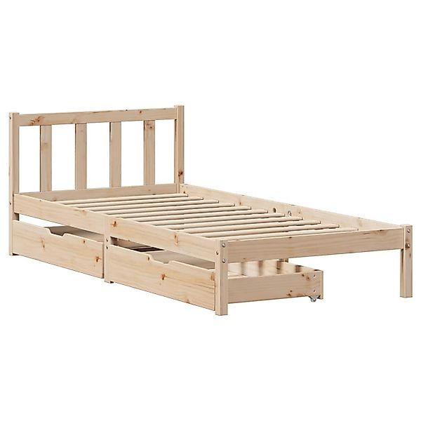 vidaXL Bett Massivholzbett ohne Matratze 100x200 günstig online kaufen