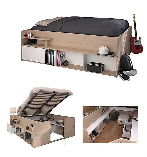Parisot Stauraumbett Space (mit begehbarem Stauraum, Liegefläche 140 x 200 günstig online kaufen