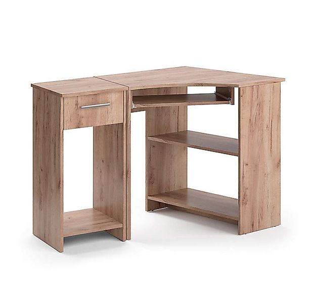 Vicco Eckschreibtisch Odin, Sonoma, 83 x 76 cm Set mit PC-Schrank (1-St) günstig online kaufen