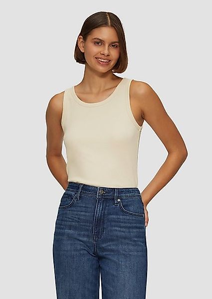 s.Oliver Shirttop Geripptes Tanktop aus Baumwollstretch günstig online kaufen