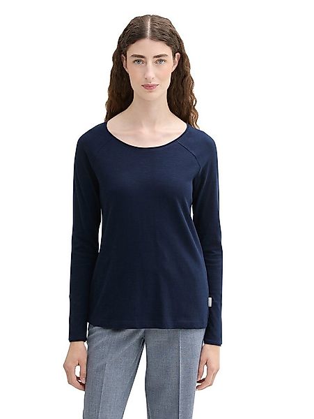 TOM TAILOR Langarmshirt mit U-Boot-Ausschnitt günstig online kaufen