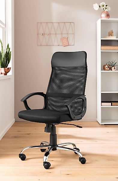 OTTO home Bürostuhl "Kirsten, Schreibtischstuhl," () mit atmungsaktivem Sto günstig online kaufen