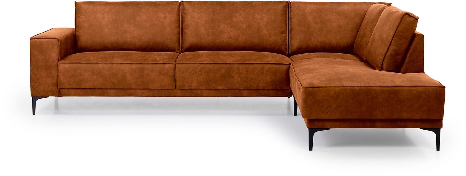 PLACES OF STYLE Ecksofa "Polsterecke Oland, Struktur, Flachgewebe, Luxus-Mi günstig online kaufen