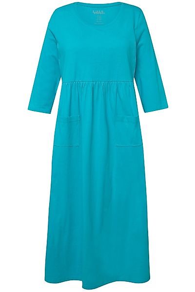 Ulla Popken Maxikleid Jerseykleid A-Linie Empirenaht günstig online kaufen