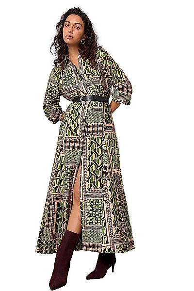 Next Midikleid Langärmeliges Hemdkleid in Midilänge (1-tlg) günstig online kaufen