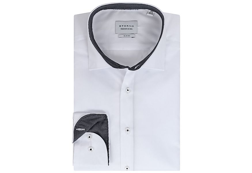 Eterna Businesshemd SLIM FIT, Weiß, Bügelfrei, Dynamic Cotton™, 100% Baumwo günstig online kaufen