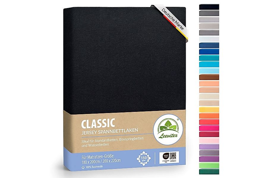 leevitex® Spannbettlaken Spannbettlaken Boxspringbett & Wasserbett Spannbet günstig online kaufen