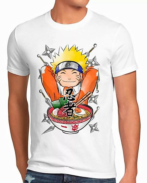 style3 T-Shirt Ninja Ramen kakashi sasuke hatake shikamaru naruto anime man günstig online kaufen