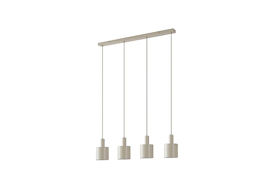 Lindby Hängeleuchte Ovelia, Metall, Creme IP20, 4 x 15 W LED günstig online kaufen