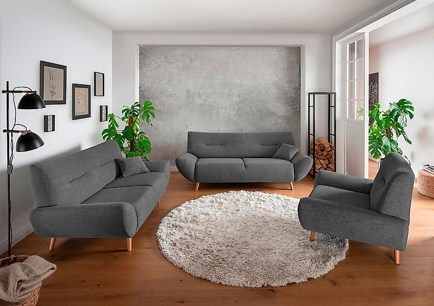 INOSIGN Polstergarnitur "Drago elegant und zeitlos, komfortabel, moderne Fo günstig online kaufen