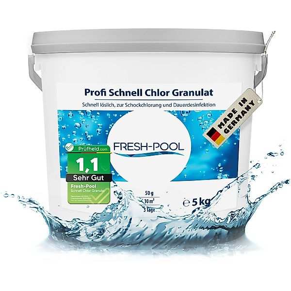 Fresh-Pool Poolpflege Profi Schnell Chlor Granulat günstig online kaufen