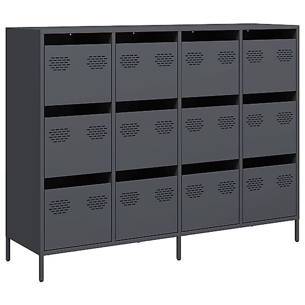 vidaXL Sideboard Sideboard Anthrazit 135x39x103,5 cm günstig online kaufen