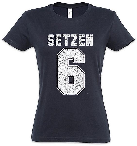 Urban Backwoods Print-Shirt Setzen 6 Damen T-Shirt Note Schulnote Schule Sc günstig online kaufen