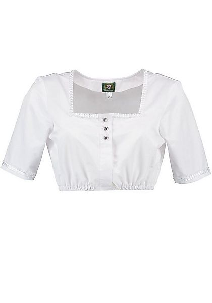 OS Trachten Dirndlbluse Vebil Kurzarm Unterziehbluse mit Kastenausschnitt günstig online kaufen