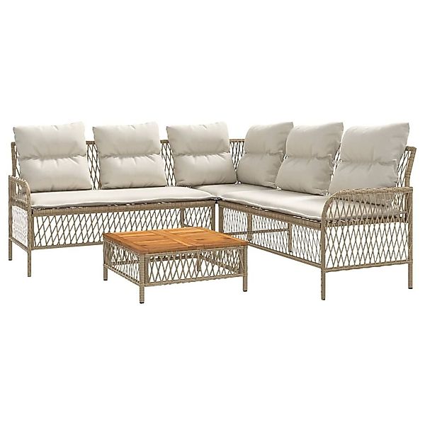 vidaXL Gartenlounge-Set 2-tlg. Garten-Sofagarnitur mit Kissen günstig online kaufen