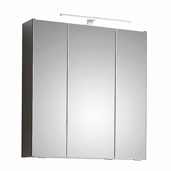 Badezimmer Spiegelschrank, 65 cm breit, QENA-66 in Quarzgrau Matt Touch, B/ günstig online kaufen