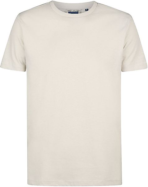 Petrol T-Shirt Viewcrest Melange Ecru - Größe L günstig online kaufen