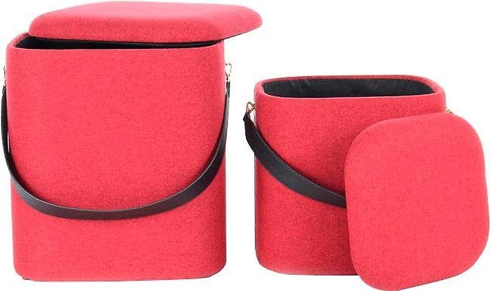 Kayoom Hocker "Arabella 225 2er-Set, abnehmbare Sitzfläche, Lagerfläche im günstig online kaufen