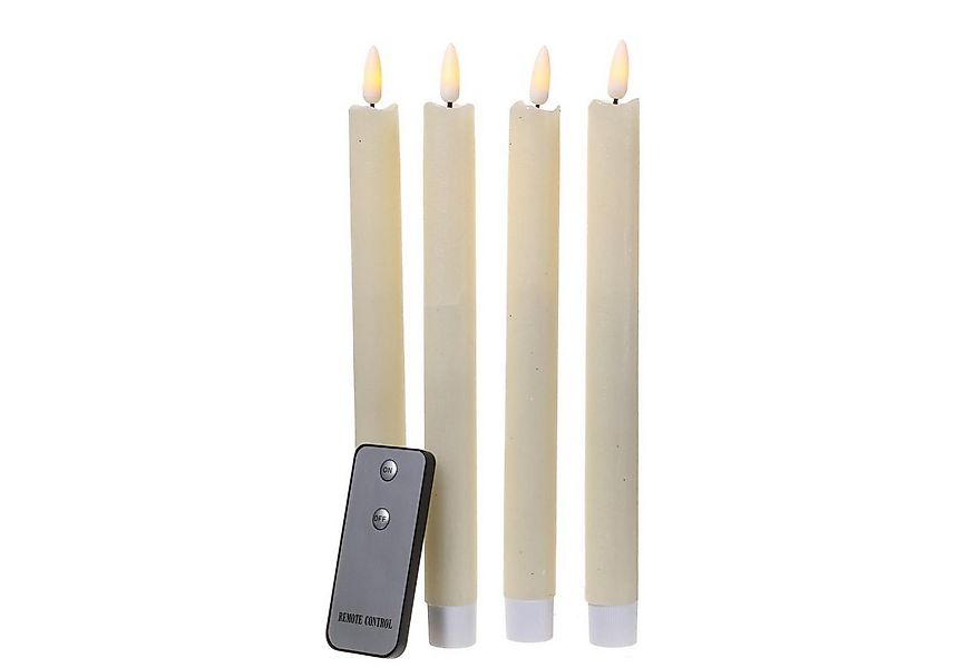 MARELIDA LED-Kerze LED Stabkerzen Tafelkerzen Dinnerkerzen mit Fernbedienun günstig online kaufen