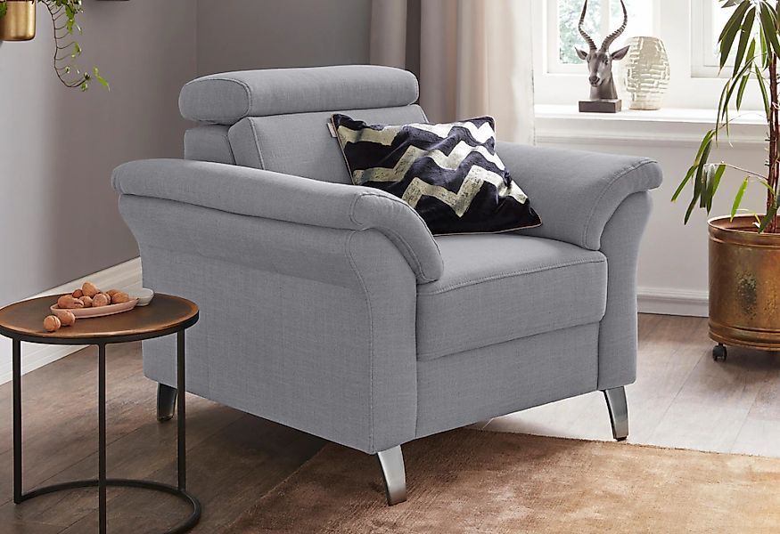 sit&more Sessel »Arngast« inklusive Federkern und Kopfteilverstellung günstig online kaufen
