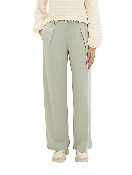 TOM TAILOR Bundfaltenhose Lea Wide Leg mit weitem Bein günstig online kaufen