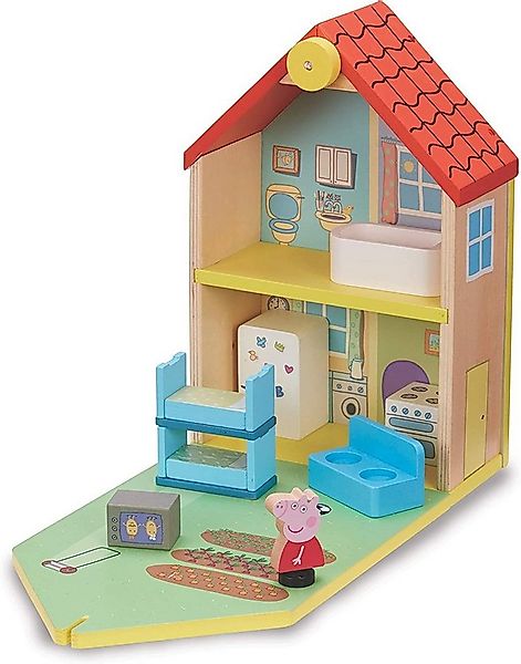 eOne Spielfigur Peppa Wutz Holz Spielzeug - Familienhaus (mit Figuren & Acc günstig online kaufen