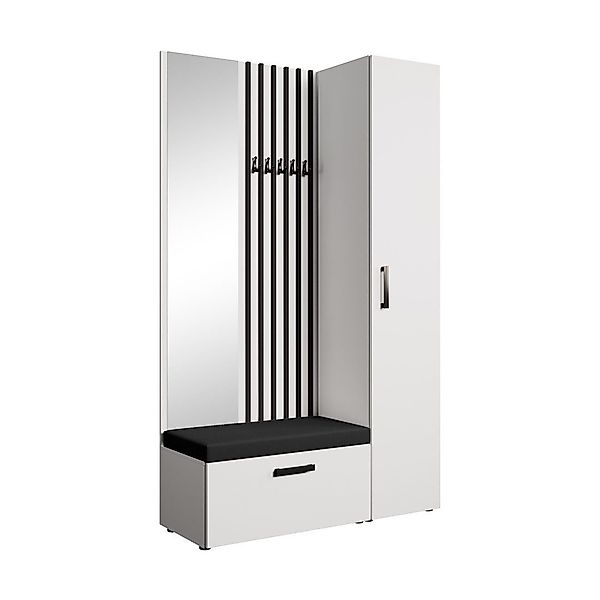 Beautysofa Garderobenschrank mit großem Spiegel und günstig online kaufen