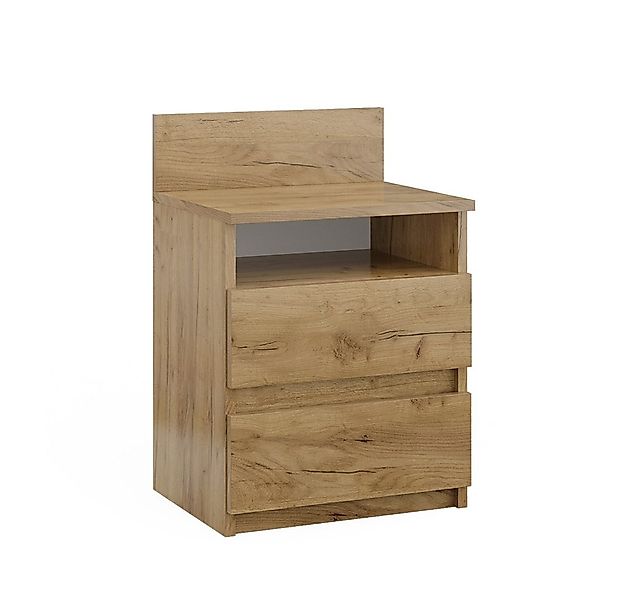 Vicco Nachtschrank Monty, Goldkraft Eiche, 39.6 x 59.1 cm (1-St) günstig online kaufen