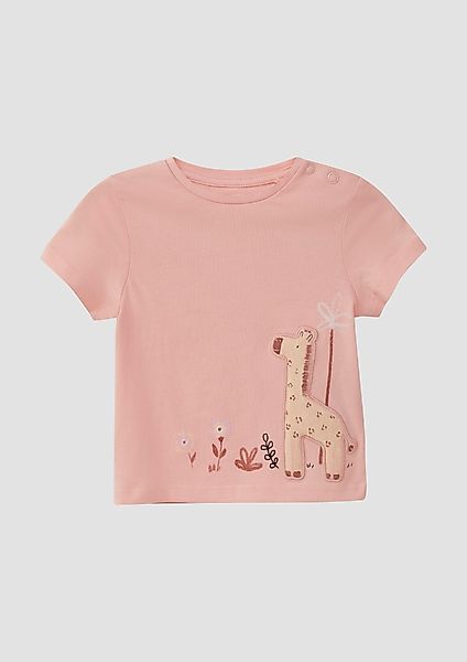 s.Oliver Kurzarmshirt T-Shirt aus Baumwolle mit günstig online kaufen