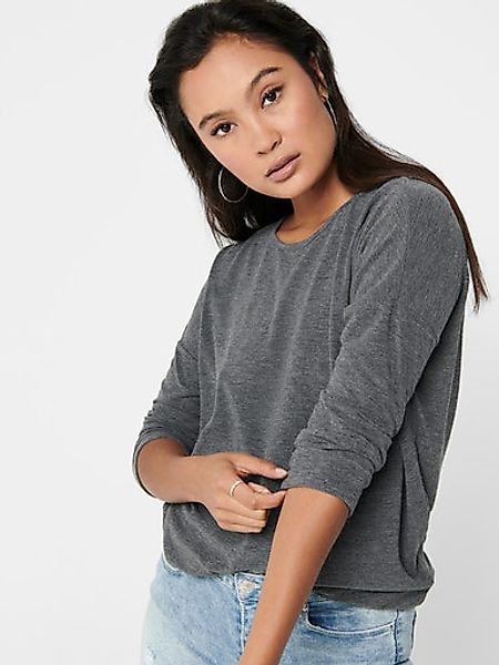 ONLY 3/4-Arm-Shirt "ONLGLAMOUR 3/4 TOP JRS NOOS", in lässiger Oversize-Form günstig online kaufen