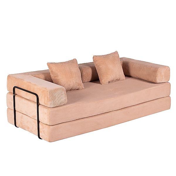 Leawin Sofa Faltbares Cord Schlafsofa, 4-in-1 günstig online kaufen