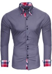 Reslad Langarmhemd Reslad Herren Hemd Button-Down günstig online kaufen
