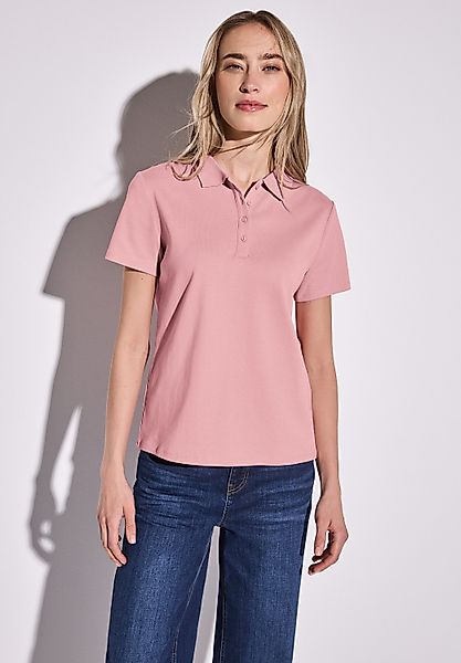 STREET ONE Poloshirt aus Baumwolle mit günstig online kaufen
